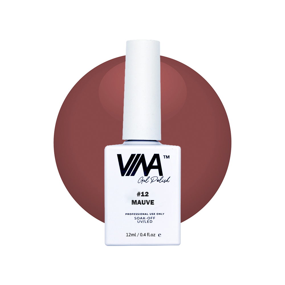 VINA Sheer Gel Colour 12ml - #12 Mauve