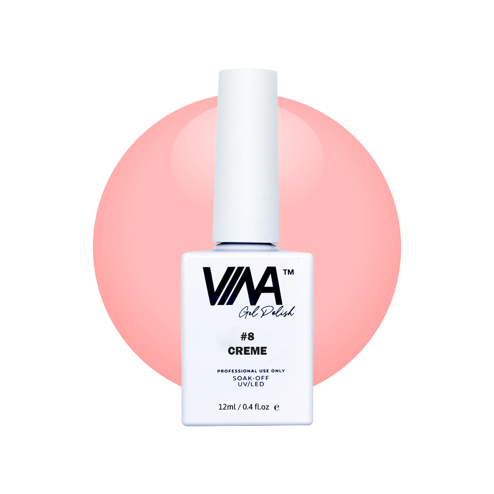 VINA Sheer Gel Colour 12ml - #8 Creme