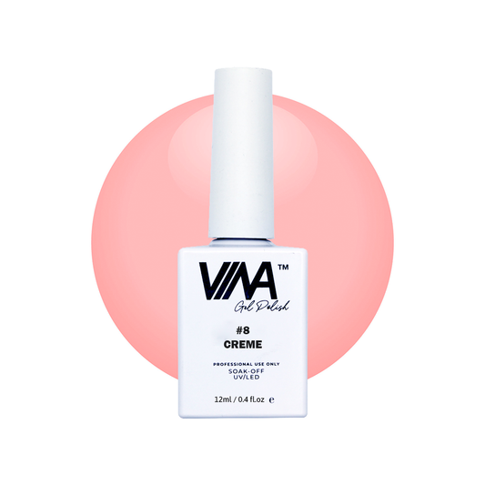 VINA Sheer Gel Colour 12ml - #8 Creme