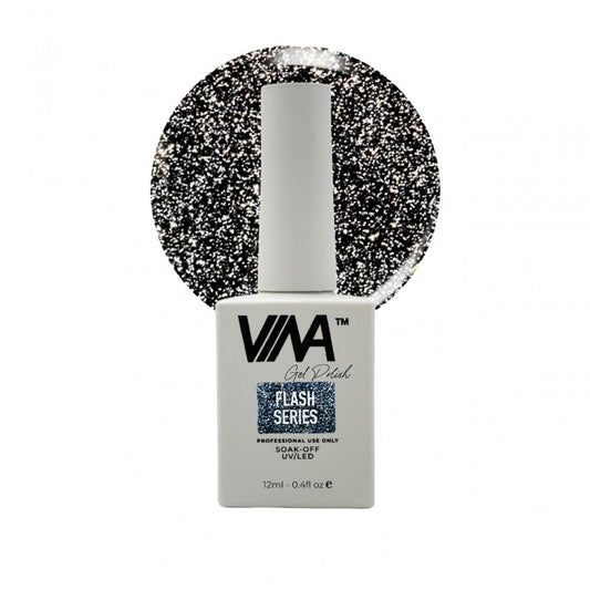 VINA FLASH SERIES GEL COLOUR 12ML - BLACK