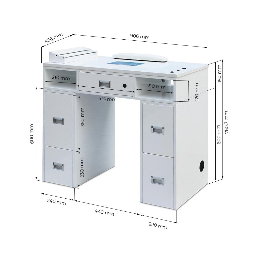 VINA Manicure Table - Single