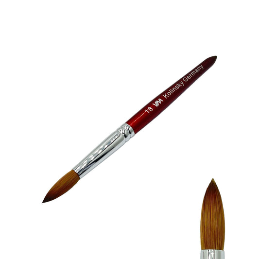 VINA Premium Acrylic Nail Brush Size 18