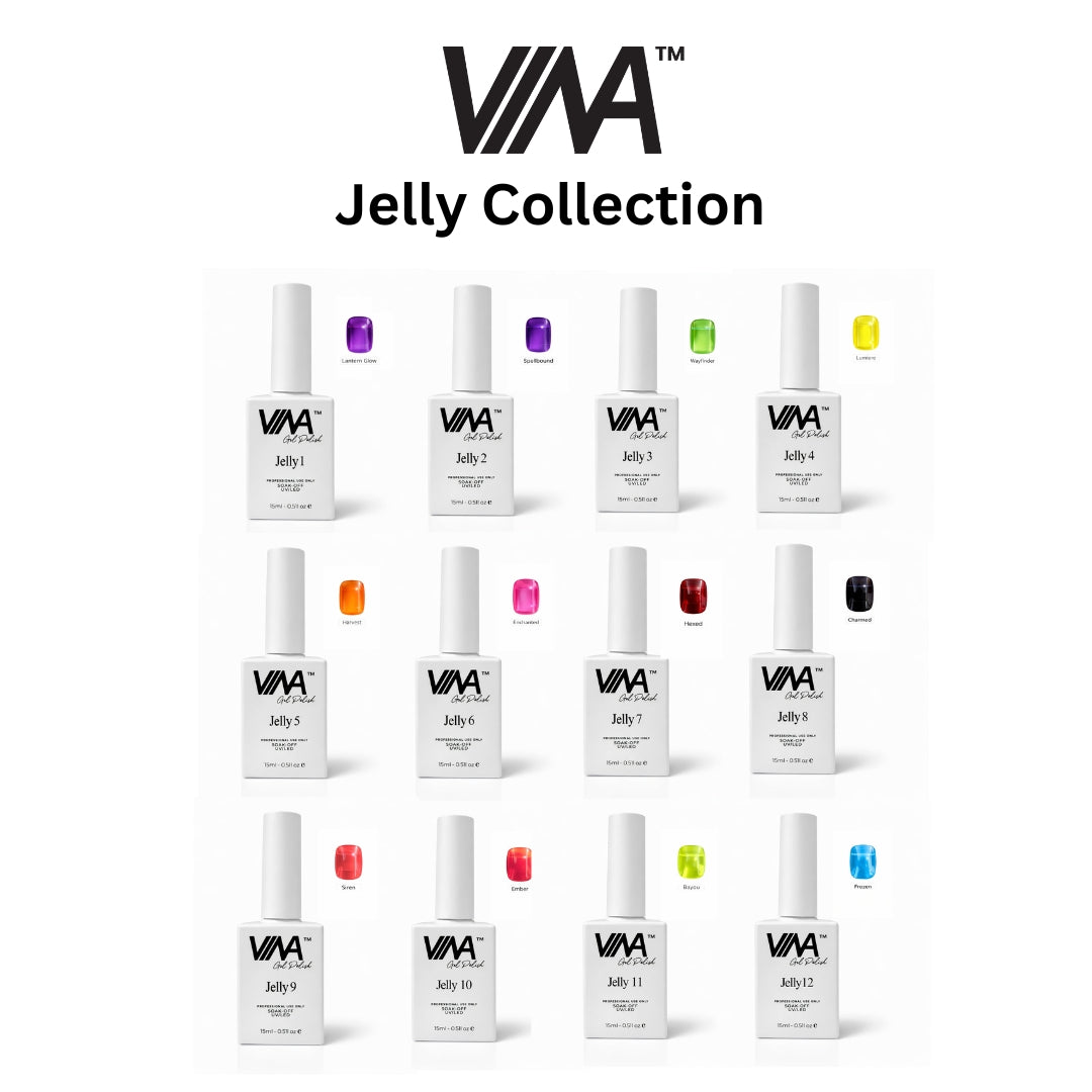 VINA Jelly Gel Colour 15ml - #Full Set